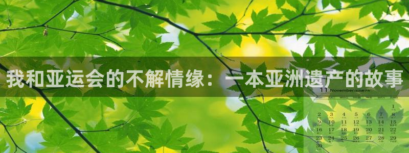 喵趣漫画官网在线：我和亚运会的不解情缘：一本亚洲遗产的故事